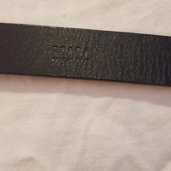 Prada black leather belt - Picture 3 of 10